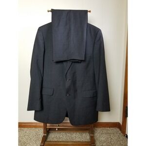 CHRISTIAN BROOKS MEN'S SIZE 42L GRAY STRIPES PANTS W37X30